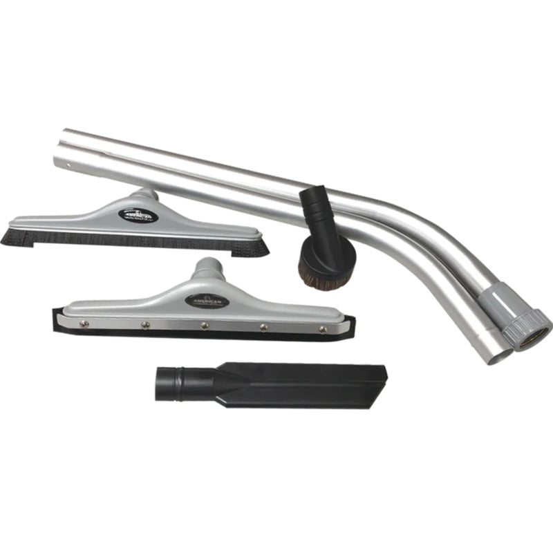 Mosquito America 5-Piece Wet/Dry Vacuum Tool Kit with Wand, Floor Brush, Squeegee & Crevice Tool — 901-0022