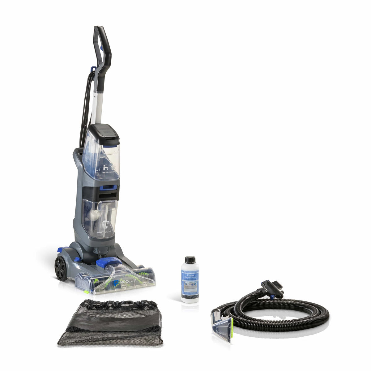 Prolux Upright Carpet and Upholstery Shampooer - Dual Brushrolls, 26 ft