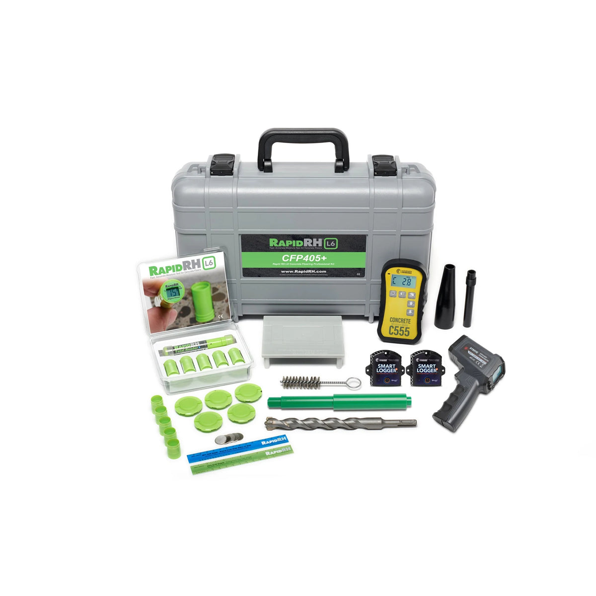 Wagner Meters CFP405+ Rapid RH L6 Concrete Moisture Testing Kit