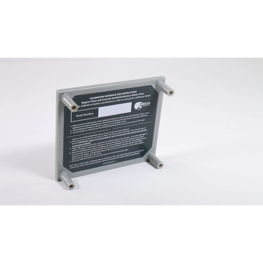 Wagner Meters On-Demand Calibrator moisture meter calibrator – underside label