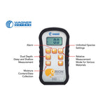 Wagner Meters Orion 940 pinless wood moisture meter – features diagram