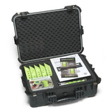 Wagner Meters Rapid RH L6 True Remote Monitoring kit – case open with contents
