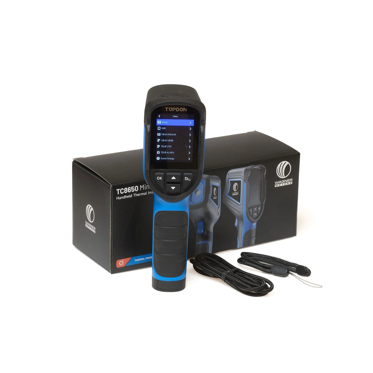 Wagner Meters TC8650 Mini Thermal Imaging Camera, 128 x 128 IR, 2.4 in Screen