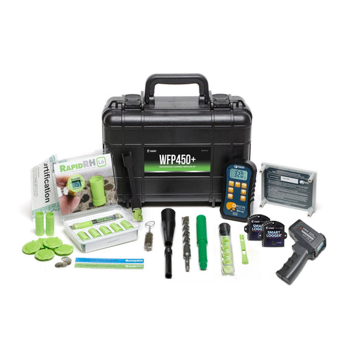 Wagner Meters WFP450+ Rapid RH L6 professional flooring installer kit – kit contents