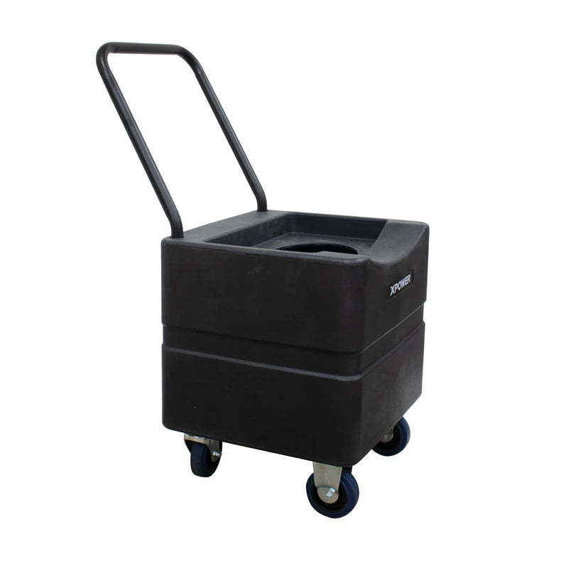 XPOWER WT-35 Portable Water Reservoir Tank – 35L / 9.2 Gal, Wheeled