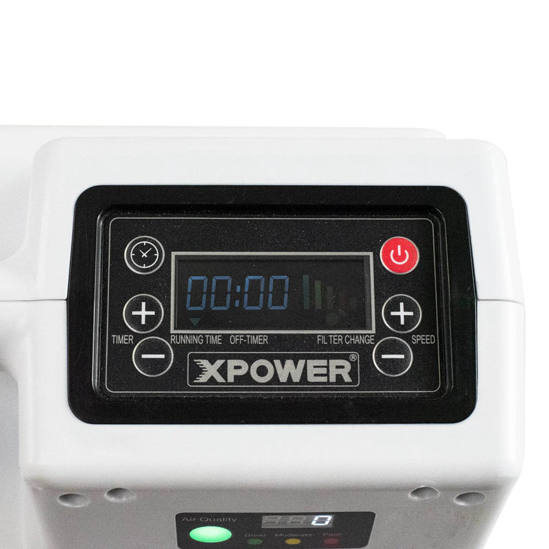 XPOWER X-2830 Professional 4-Stage HEPA Air Scrubber - US Cleaning Tools