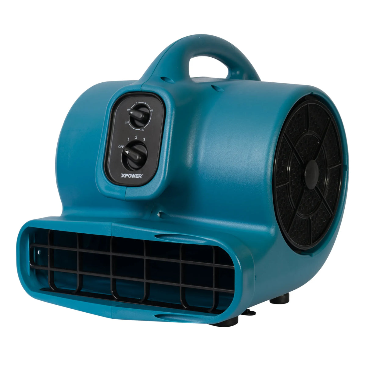 XPOWER X-430TF 1/3 HP 2000 CFM 3 Speed Air Mover, Floor Fan, Dryer & Blower with Timer and Filter Kit